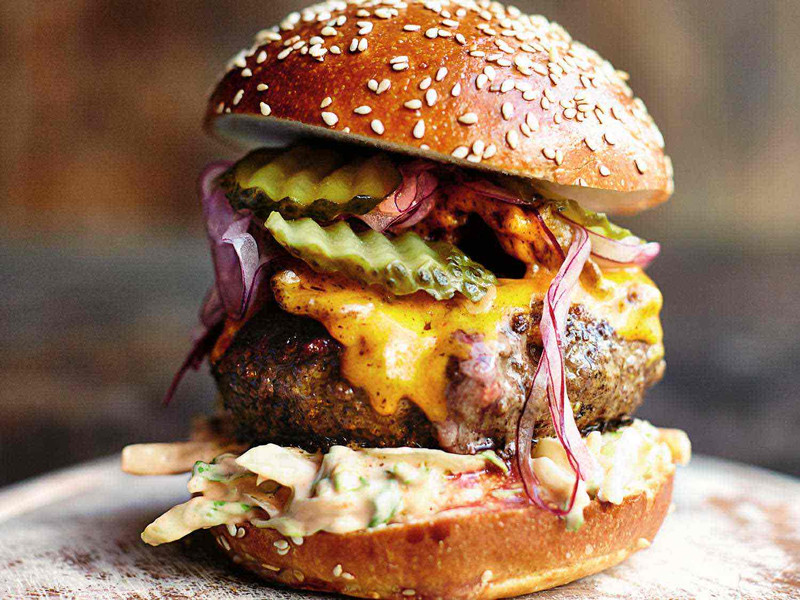 Burger viande maturée